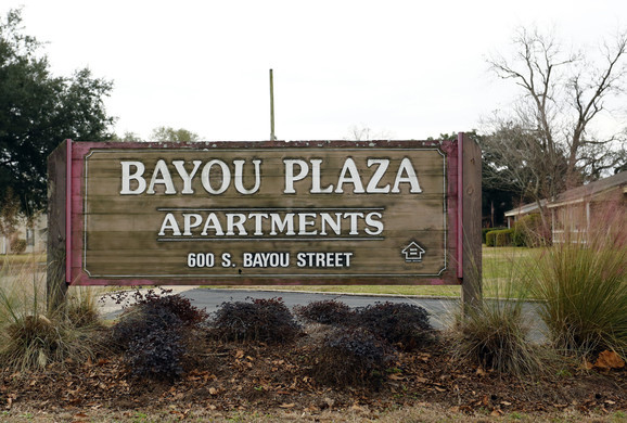 Bayou Plaza Sign